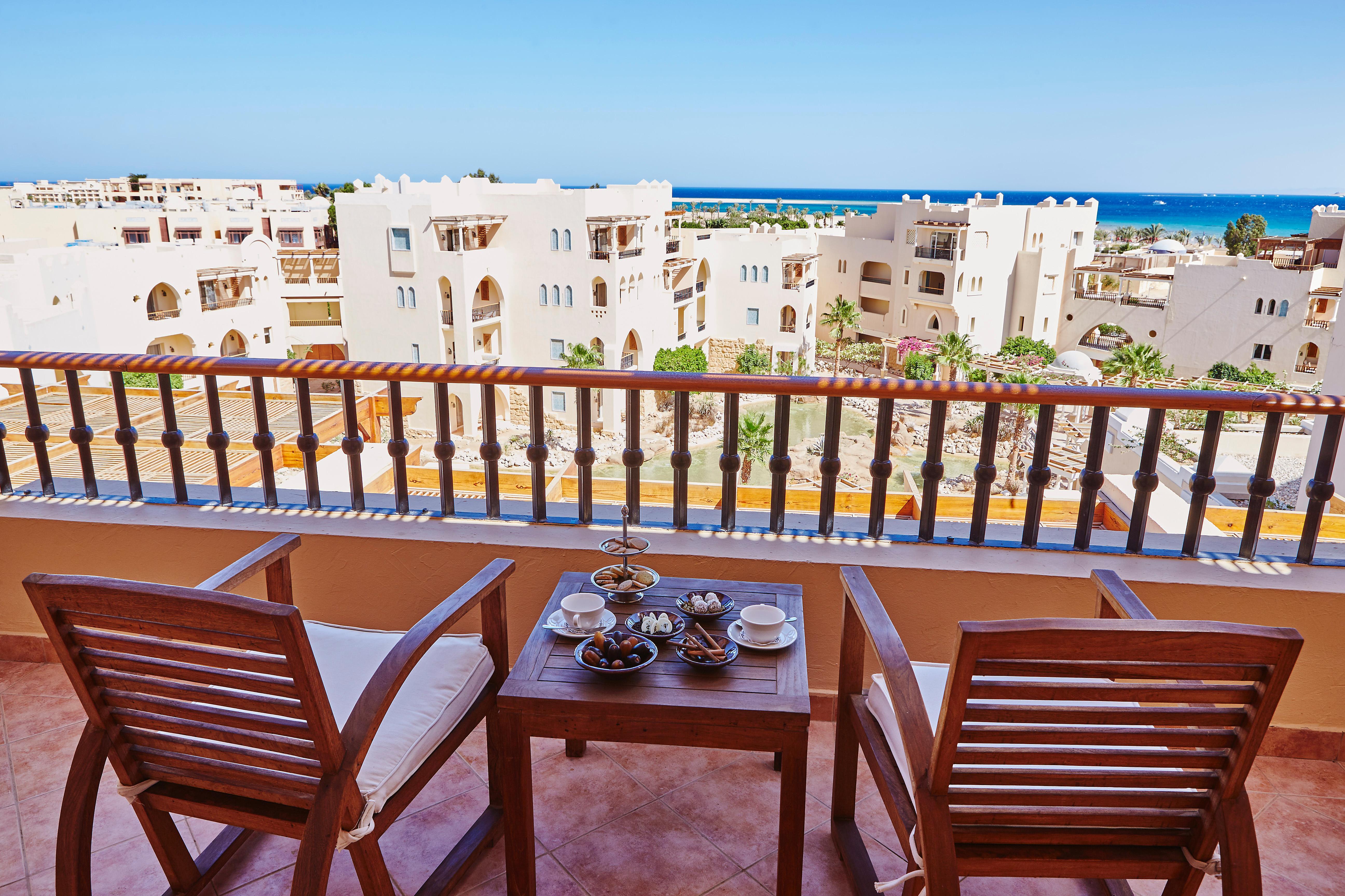 Kempinski Hotel Soma Bay Esterno foto View from a balcony